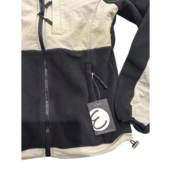 Exotic Identity Women's Fleece Jacket Size S Multicolor Casual Fall - Picture 2 of 6